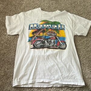 Vintage white Harley Davidson t-shirt